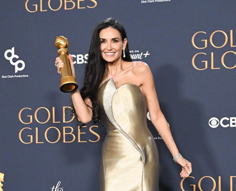 Demi Moore trionfa ai Golden Globe